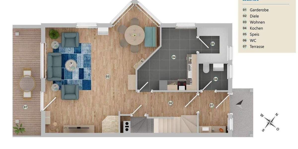 Doppelhaushälfte Bayerisch Gmain - 6 Zimmer, 148 m&sup2;, 624.000&euro; | Angebot:25734187
