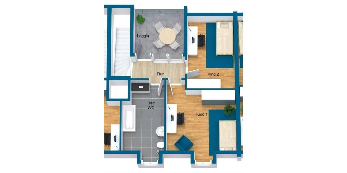 Dachgeschoßwohnung Dachau - 4 Zimmer, 116 m&sup2;, 1.904&euro; | Angebot:25387261