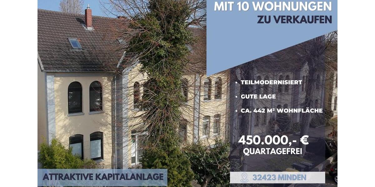 Mehrfamilienhaus, Wohnhaus Minden Bölhorst - 450.000&euro; | Angebot:26425381