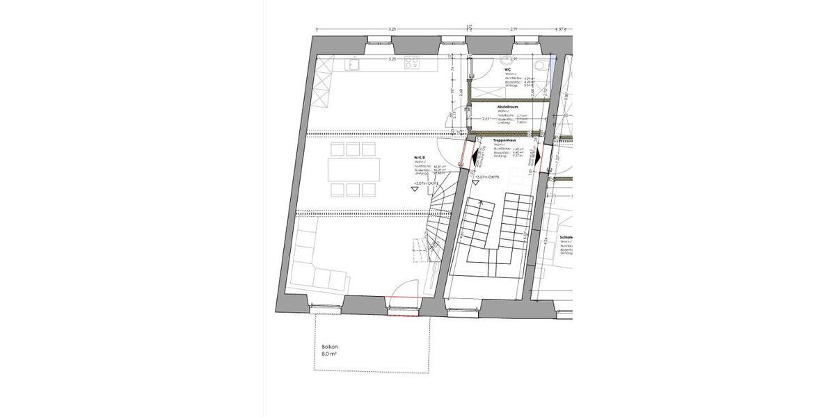 Maisonettenwohnung Windischeschenbach - 3 Zimmer, 99 m&sup2;, 990&euro; | Angebot:26300294