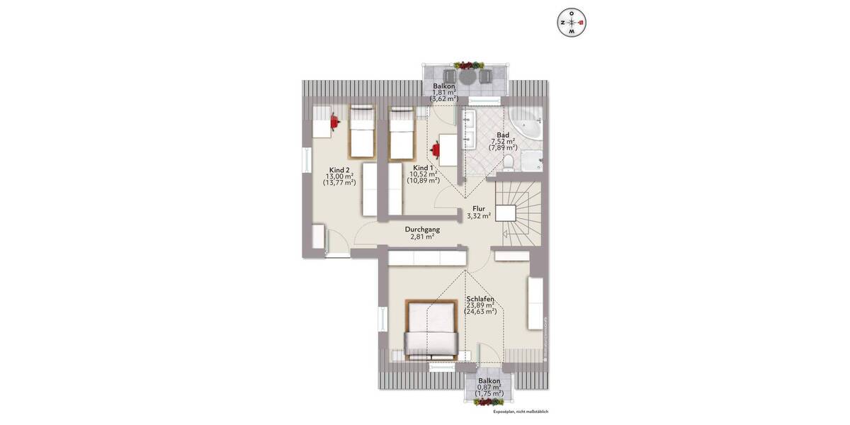 Doppelhaushälfte Penzberg Steigenberg - 4 Zimmer, 146 m&sup2;, 760.000&euro; | Angebot:26401151