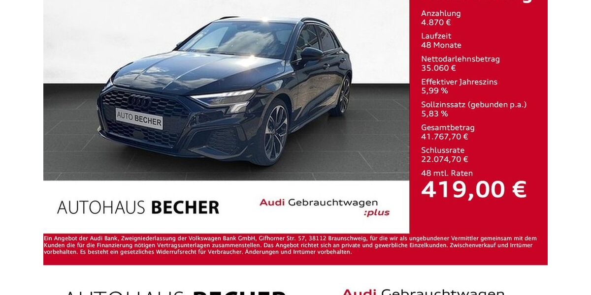 Audi A3 15.018 km 39.930 &euro; Wesel 46485