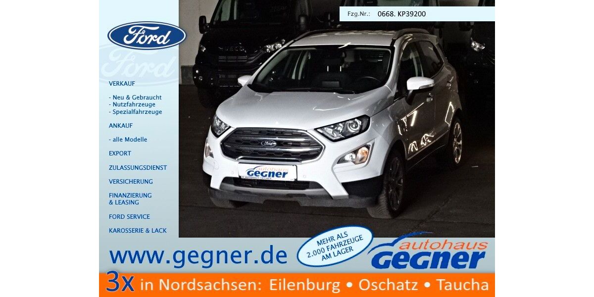 Ford EcoSport 120.049 km 9.740 &euro; Eilenburg 04838