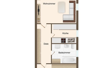 Ruhige 2 Zi-Eigentumswohnung in Ainring - mit Einbauküche und KFZ Stellplatz - frei ab 01.02.26 2 zimmer