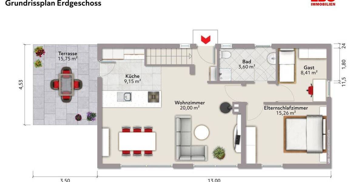 Einfamilienhaus Tuttlingen Möhringen - 5 Zimmer, 130 m&sup2;, 549.000&euro; | Angebot:26376780