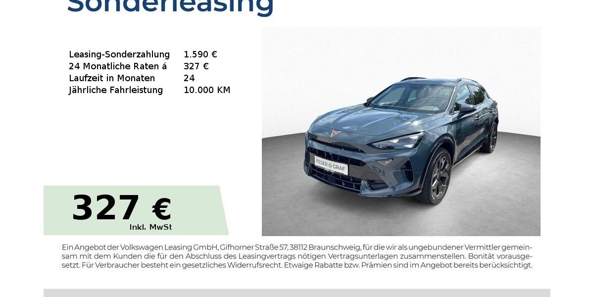 Cupra Formentor 18.800 km 33.440 € Roth 91154