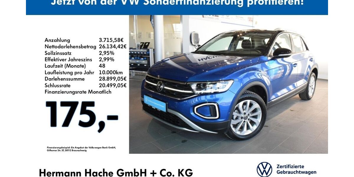 VW T-Roc 6.975 km 29.850 &euro; Blomberg 32825