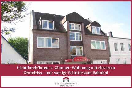 Lichtdurchflutete 2-Zimmer-Wohnung mit cleverem Grundriss - nur wenige Schritte zum Bahnhof