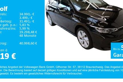 VW Golf 10.500 km 34.990 € Gersthofen 86368
