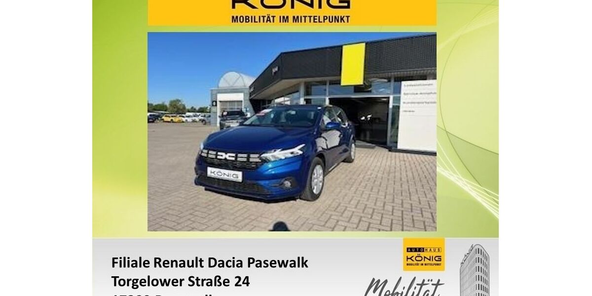 Dacia Sandero 8.970 km 15.999 &euro; Pasewalk 17309