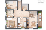 Etagenwohnung Geseke - 4 Zimmer, 94 m&sup2;, 1.195&euro; | Angebot:26398042