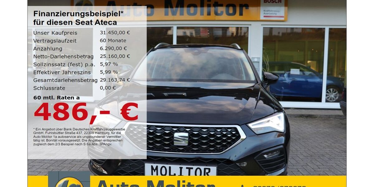 Seat Ateca 6.500 km 31.450 &euro; Eslohe 59889