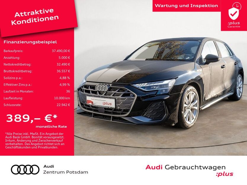 Audi A3 4.530 km 37.490 € Potsdam 14482