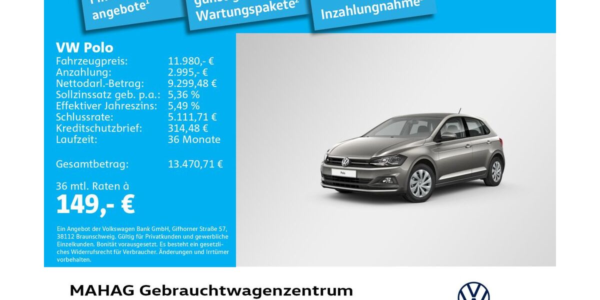 VW Polo 63.900 km 11.980 &euro; München 80935
