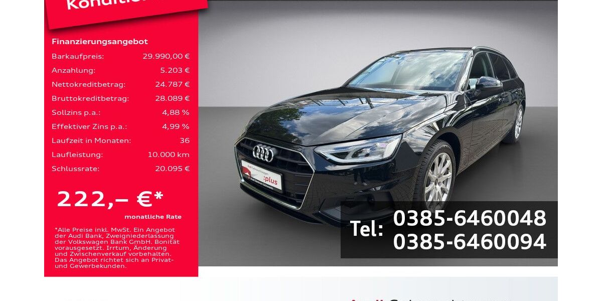 Audi A4 35.000 km 29.990 &euro; Schwerin 19061