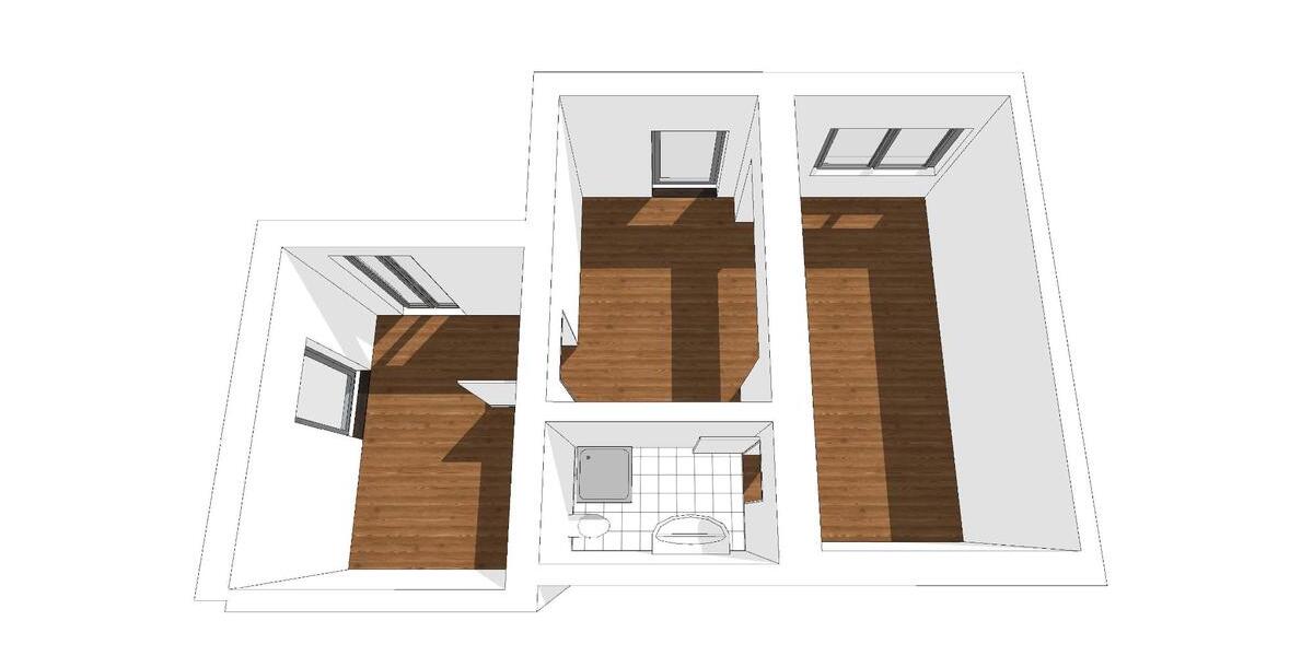 51m² Altbauwohnung, 2 Zimmer + EBK + Terrasse (Rügen Sellin) 2 zimmer