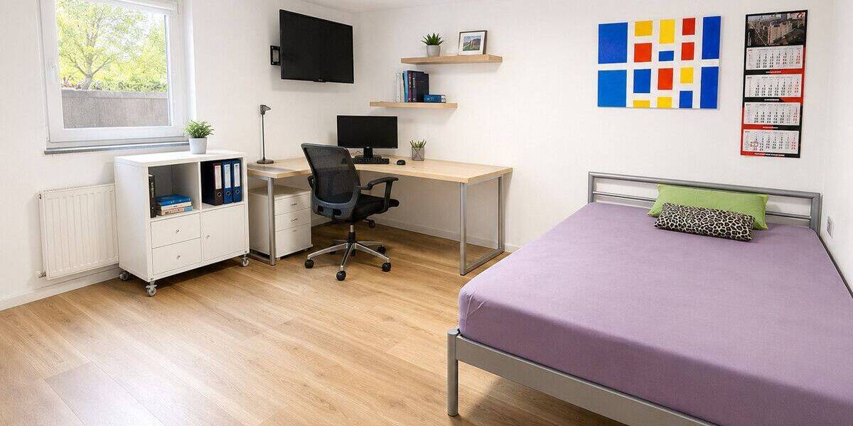 Etagenwohnung Villingen-Schwenningen Schwenningen - 1 Zimmer, 34 m&sup2;, 99.000&euro; | Angebot:26886753