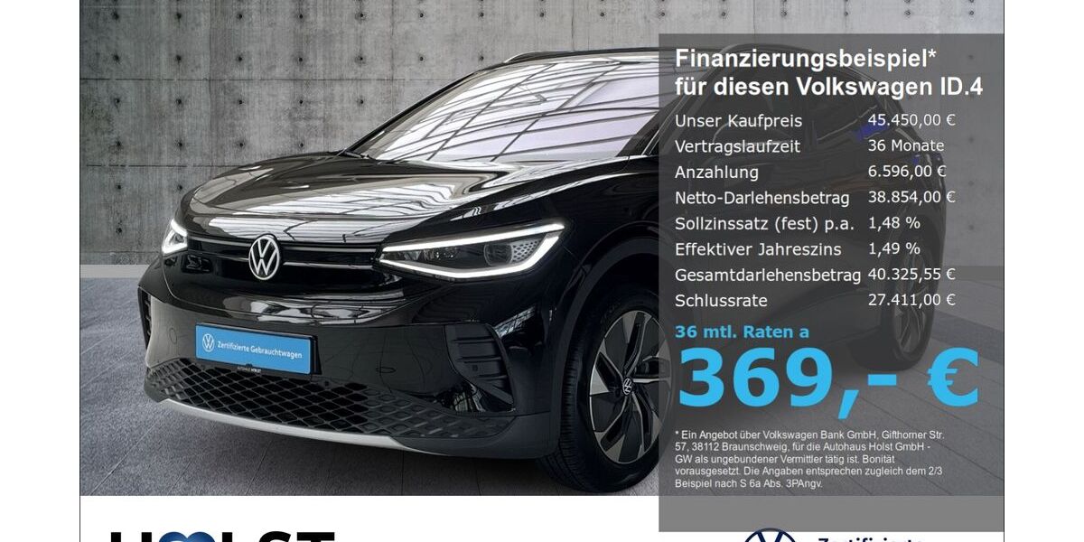VW ID.4 9.897 km 45.450 &euro; Scheeßel 27383