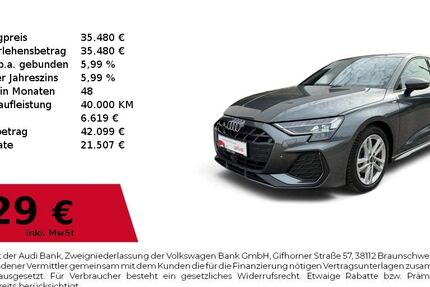 Audi A3 21.071 km 35.480 &euro; Dessau-Roßlau 06844