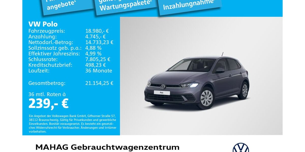 VW Polo 15.625 km 18.980 &euro; München 80935