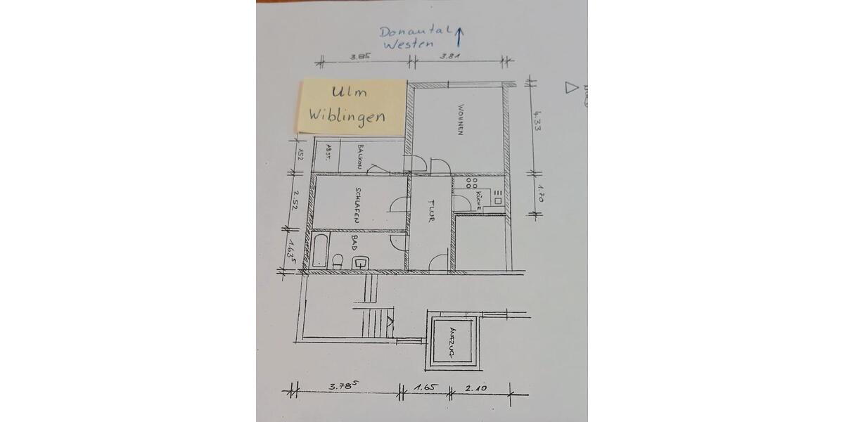 2 Zimmerwohnung zu vermieten 1 zimmer