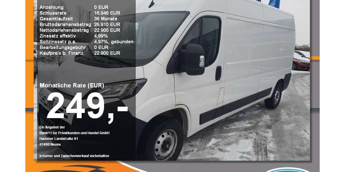 Fiat Ducato 27.310 km 22.900 &euro; Neustadt a. d. Donau 93333