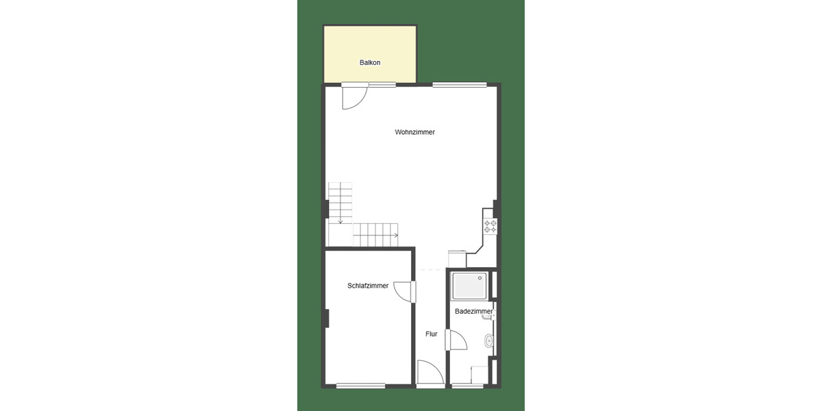 Etagenwohnung Forchheim - 2 Zimmer, 114 m&sup2;, 360.000&euro; | Angebot:26403892