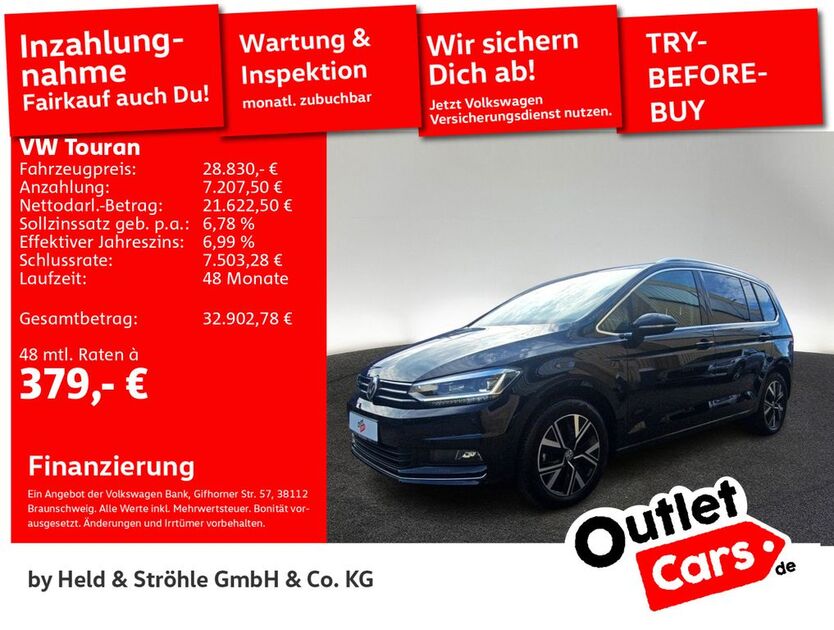 VW Touran 29.805 km 28.830 € Senden 89250