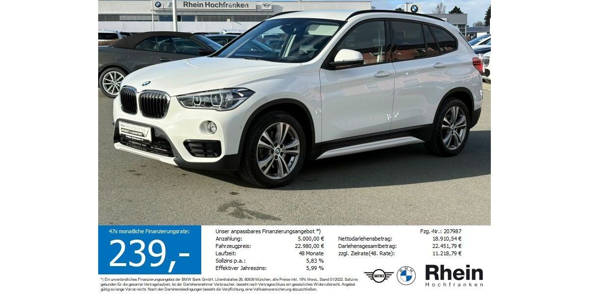 BMW X1 106.450 km 22.190 &euro; Hof 95032