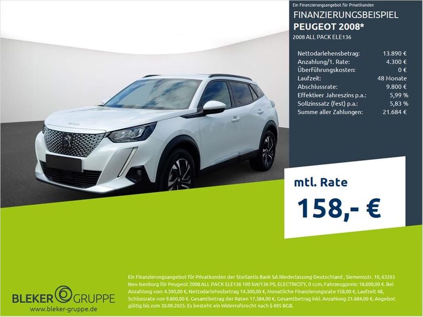 Peugeot 2008 25.417 km 17.979 € Münster - Amelsbüren 48163