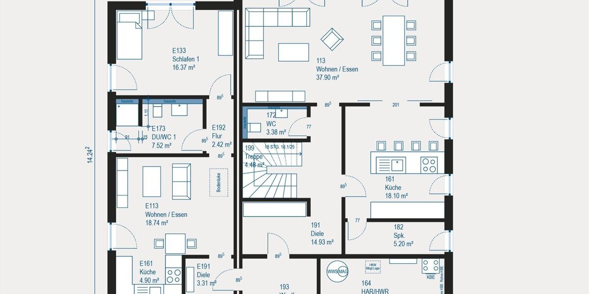 Modernes Mehrfamilienhaus in Waldkirchen - Individuell projektiert und energieeffizient gestaltet - Mehrfamilienhaus, Wohnhaus Waldkirchen | Angebot:27284311