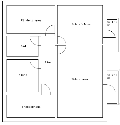 Etagenwohnung Deggendorf - 3 Zimmer, 70 m&sup2;, 700&euro; | Angebot:26456267