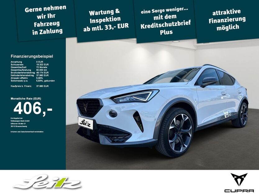 Cupra Formentor 14.630 km 37.830 € Memmingen 87700