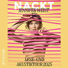 Jennifer Weist – Nackt - mein Leben zwischen den Zeilen | Lese- und Akustiktour Saarbrücken