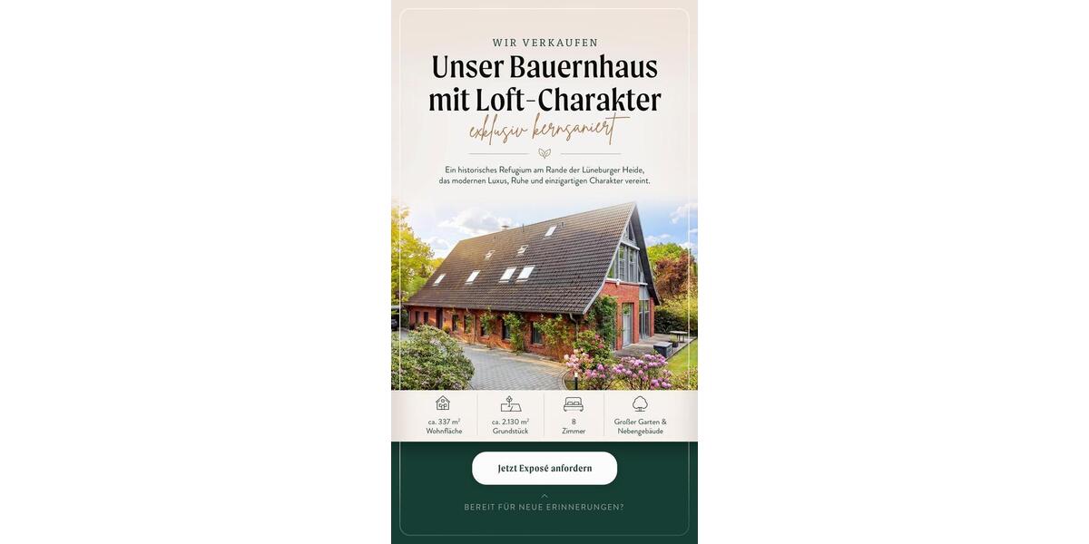 Bauernhaus, Landhaus Neuenkirchen - 8 Zimmer, 337 m&sup2;, 799.000&euro; | Angebot:26913095
