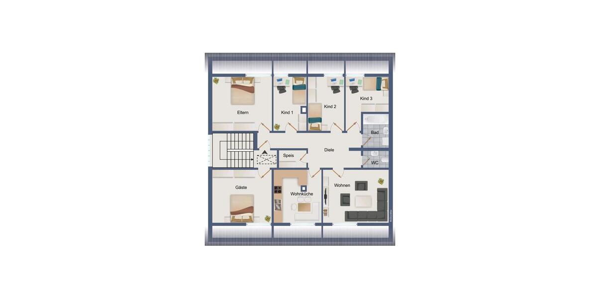 Dachgeschoßwohnung Bad Wurzach - 5 Zimmer, 98 m&sup2;, 165.000&euro; | Angebot:26973321