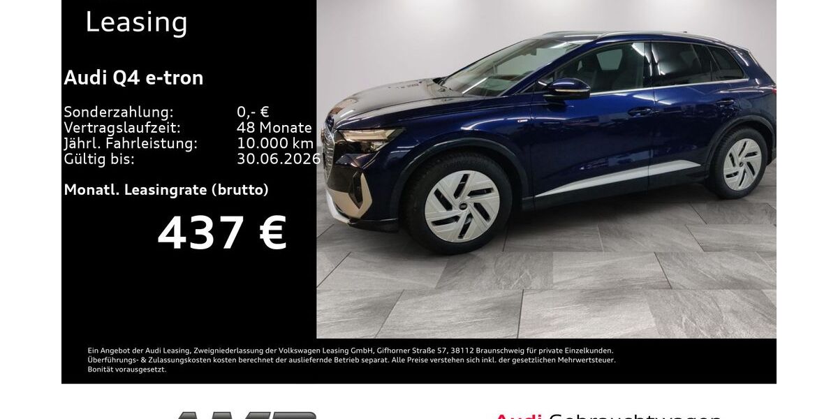 Audi Q4 e-tron 7.870 km 38.480 &euro; Borna 04552