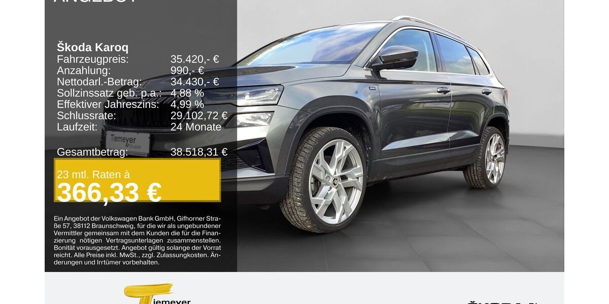 Skoda Karoq 19.905 km 35.420 € Remscheid 42857