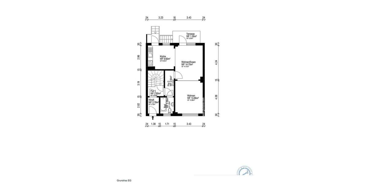 Reihenmittelhaus Bremerhaven Lehe - 8 Zimmer, 144 m&sup2;, 199.900&euro; | Angebot:25321516