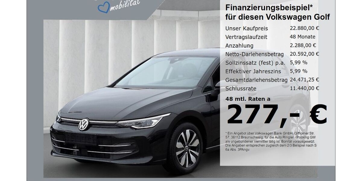 VW Golf 21.993 km 22.880 &euro; Pocking 94060