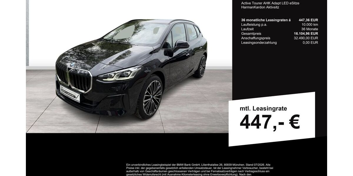 BMW 220 Active Tourer 12.993 km 30.890 &euro; Brilon 59929