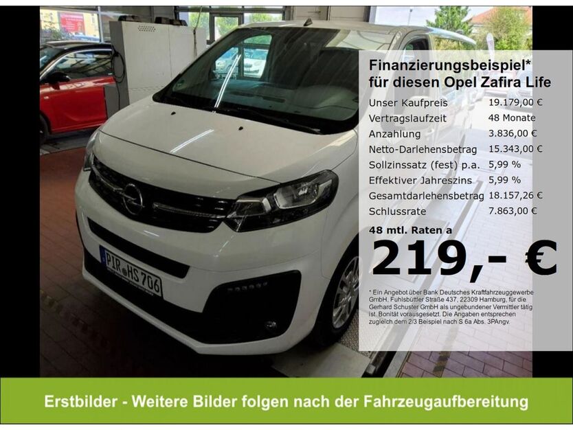 Opel Zafira Life 180.269 km 19.179 € Ruhstorf 94099