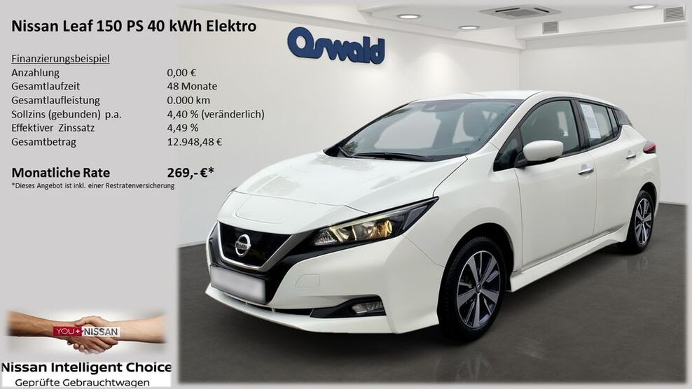Nissan Leaf 25.834 km 14.690 € Passau 94036