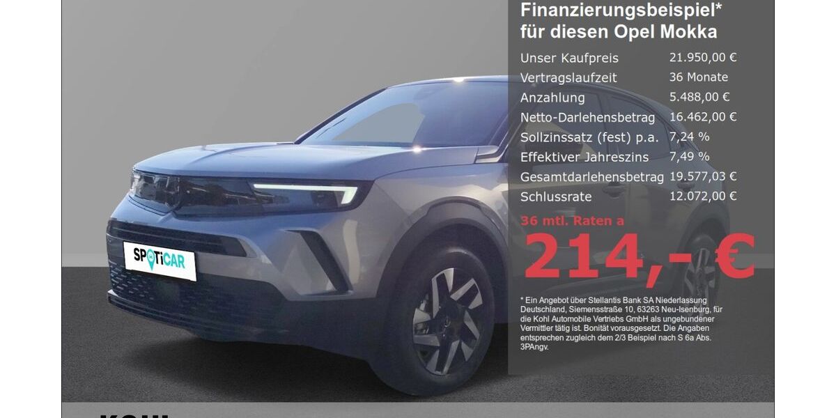 Opel Mokka 8.600 km 20.970 &euro; Aachen 52078