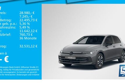 VW Golf 8.644 km 28.980 &euro; München 80687