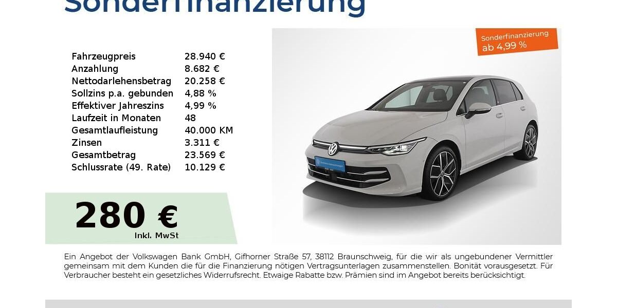 VW Golf 17.450 km 28.440 &euro; Nürnberg 90441