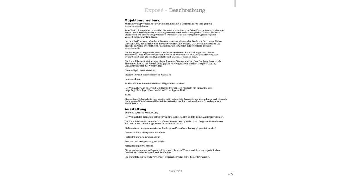 Mehrfamilienhaus, Wohnhaus Kaltennordheim - 10 Zimmer, 150 m&sup2;, 70.000&euro; | Angebot:26762399