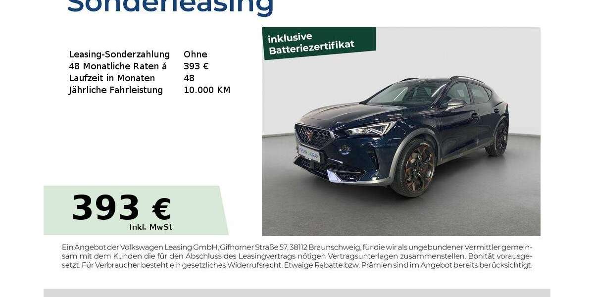 Cupra Formentor 41.800 km 25.980 &euro; Fürth 90763