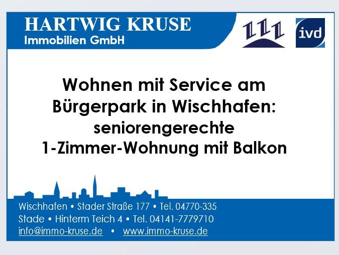Etagenwohnung Wischhafen - 1 Zimmer, 38 m&sup2;, 413&euro; | Angebot:23647383