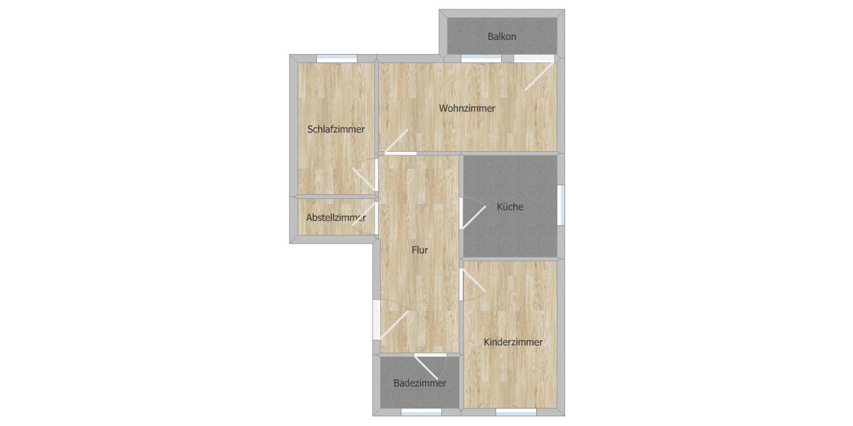 Etagenwohnung Recklinghausen König Ludwig - 3 Zimmer, 58 m&sup2;, 385&euro; | Angebot:24973057